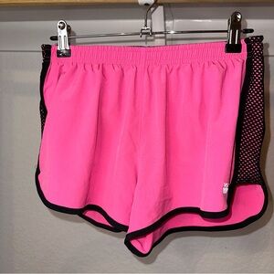 Victoria's Secret Pink Athletic Shorts with Black Trim